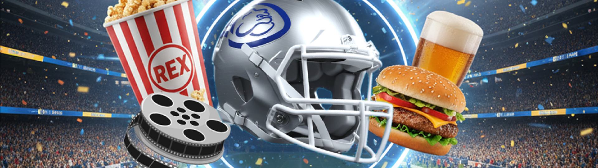 Superbowl Watchparty im REX